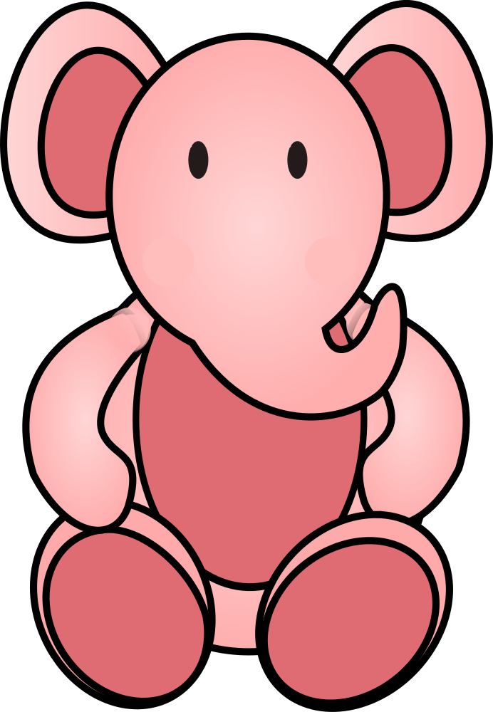 Free Pink Elephant Printable